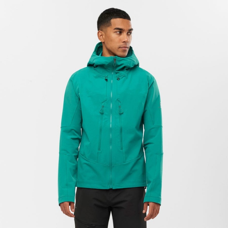 Chompas Salomon OUTPEAK SOFTSHELL Hombre Verde | EC2370EBC