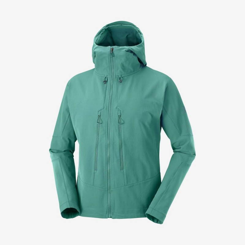 Chompas Salomon OUTPEAK SOFTSHELL Hombre Verde | EC2370EBC