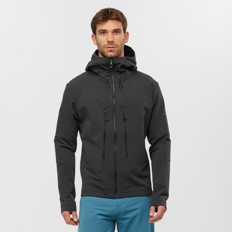 Chompas Salomon OUTPEAK SOFTSHELL Hombre Negras | EC2371RVD