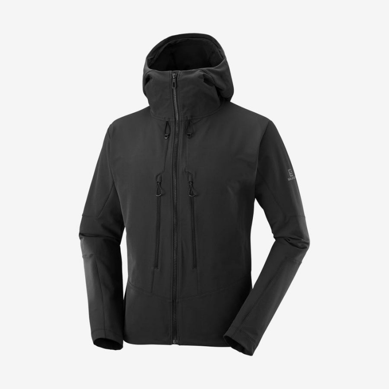 Chompas Salomon OUTPEAK SOFTSHELL Hombre Negras | EC2371RVD