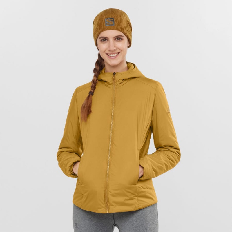 Chompas Salomon OUTRACK INSULATED Mujer Amarillo | EC3171BEX