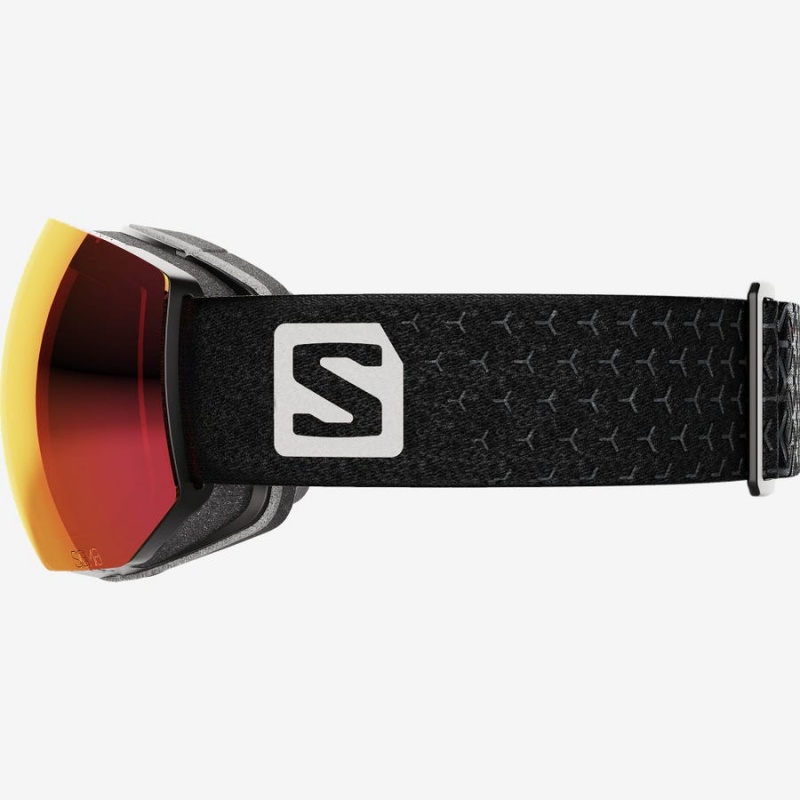 Gafas De Protección Salomon RADIUM PRO SIGMA Hombre Negras Blancas | EC2731NWY