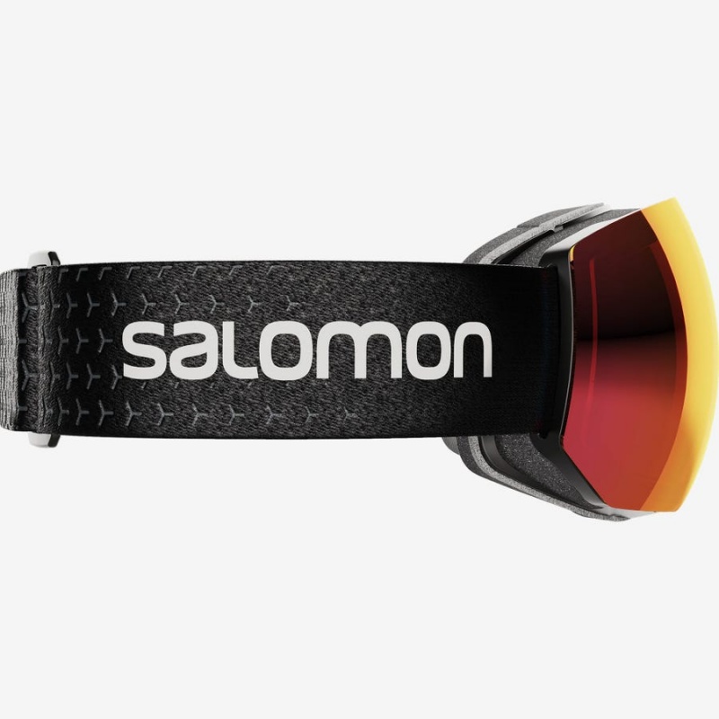 Gafas De Protección Salomon RADIUM PRO SIGMA Hombre Negras Blancas | EC2731NWY