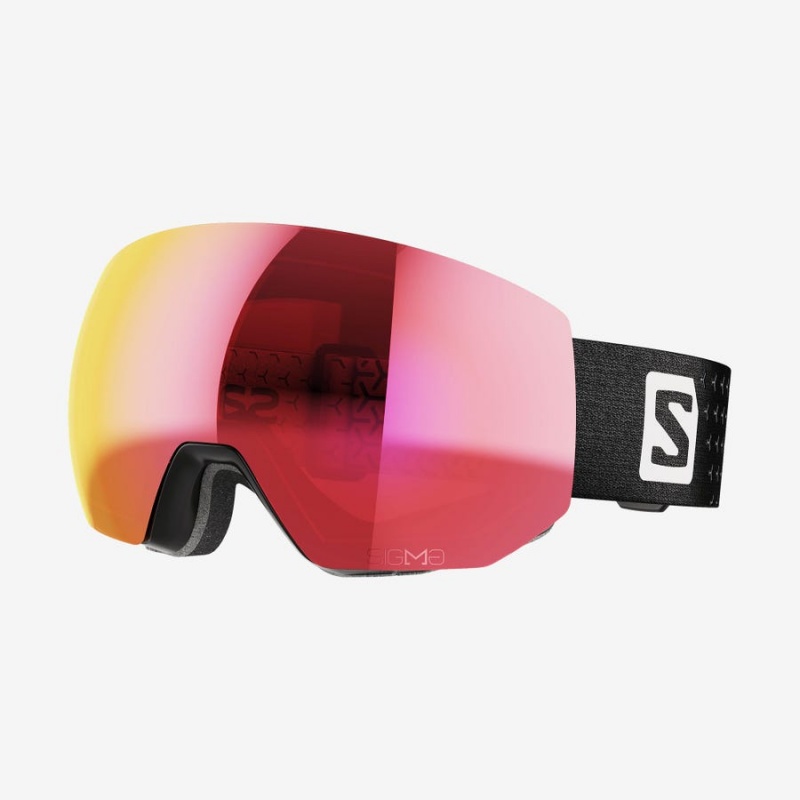 Gafas De Protección Salomon RADIUM PRO SIGMA Hombre Negras Blancas | EC2731NWY