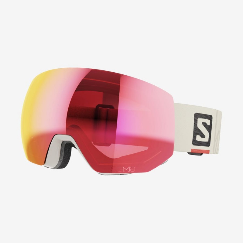 Gafas De Protección Salomon RADIUM PRO SIGMA Hombre Beige | EC2734WNB