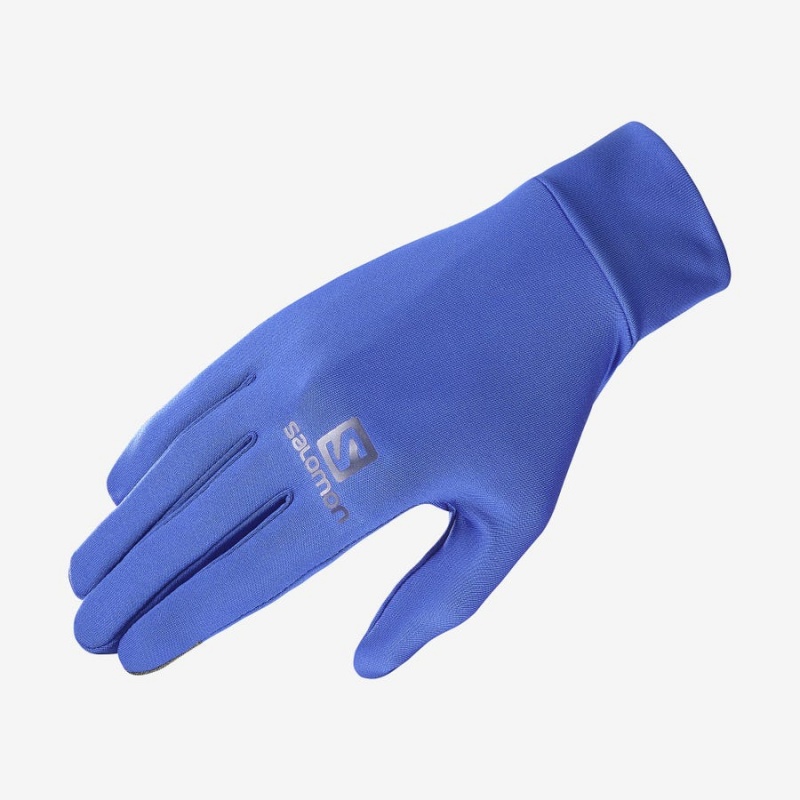 Guantes Salomon CROSS WARM Hombre Azules | EC2700XYU