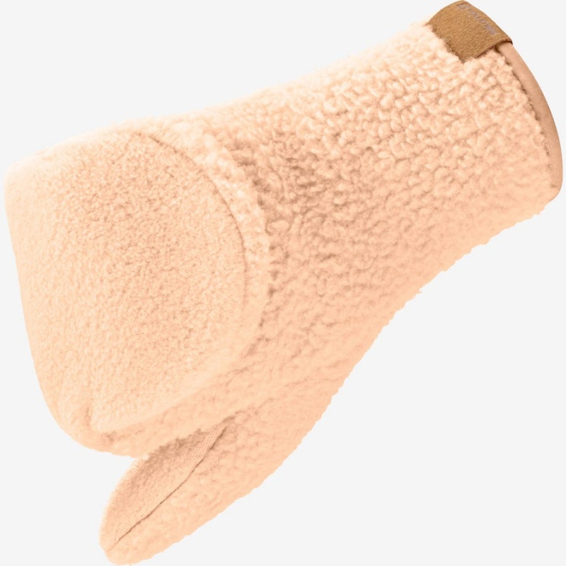 Guantes Salomon OUTLIFE FLEECE Mujer Beige | EC3522AHK