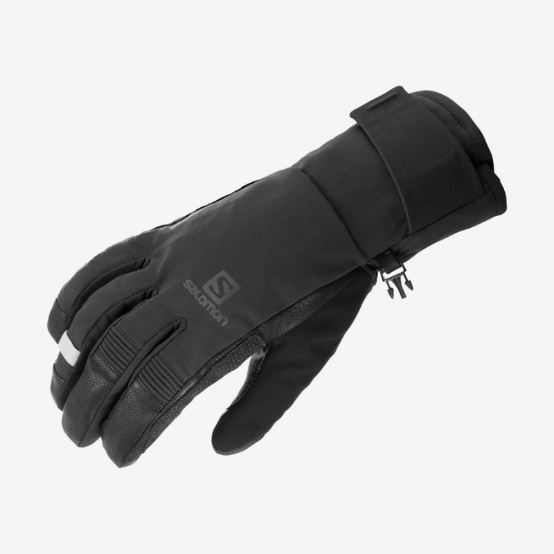 Guantes Salomon QST GORE-TEX Hombre Negras | EC2699ZUT