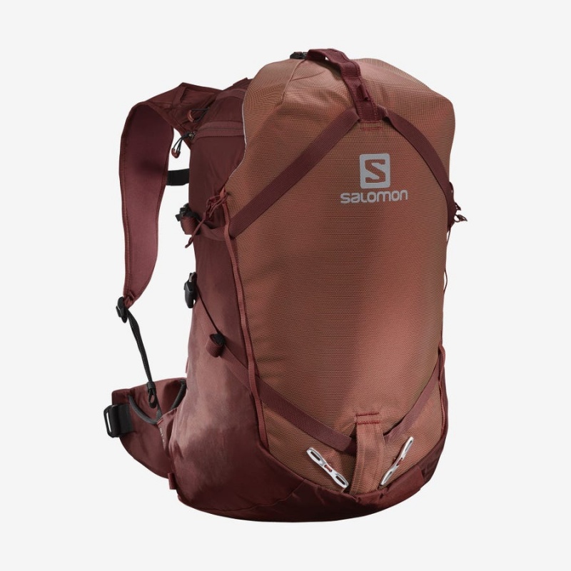 Mochilas Salomon MTN 45 Mujer Rojas Marrones | EC3378VRW