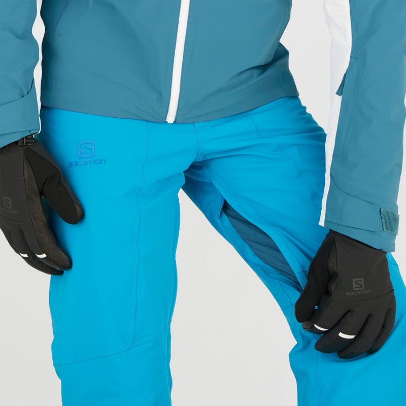 Pantalon Esquí Salomon BRILLIANT Hombre Azules | EC2486GSO