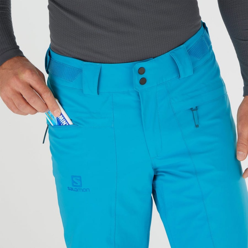 Pantalon Esquí Salomon BRILLIANT Hombre Azules | EC2486GSO