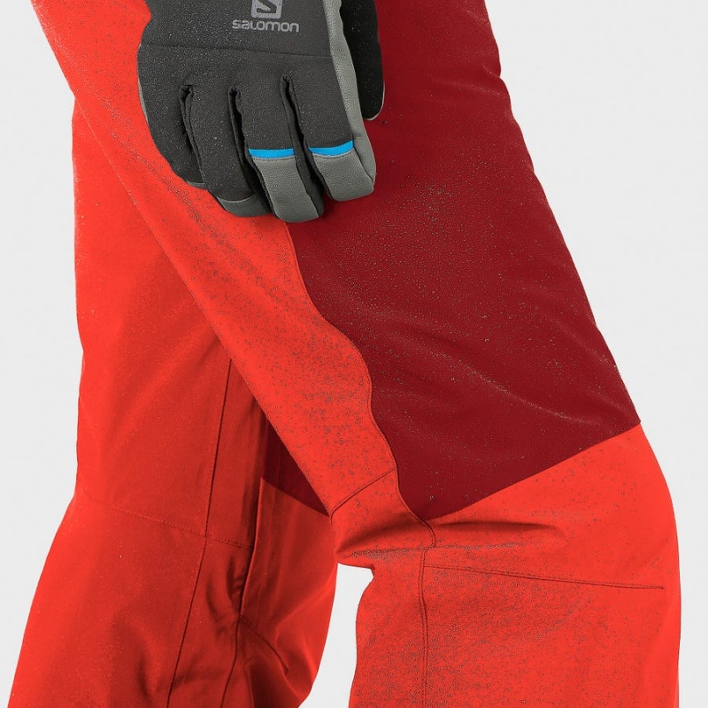 Pantalon Esquí Salomon BRILLIANT Hombre Rojas | EC2485FDN