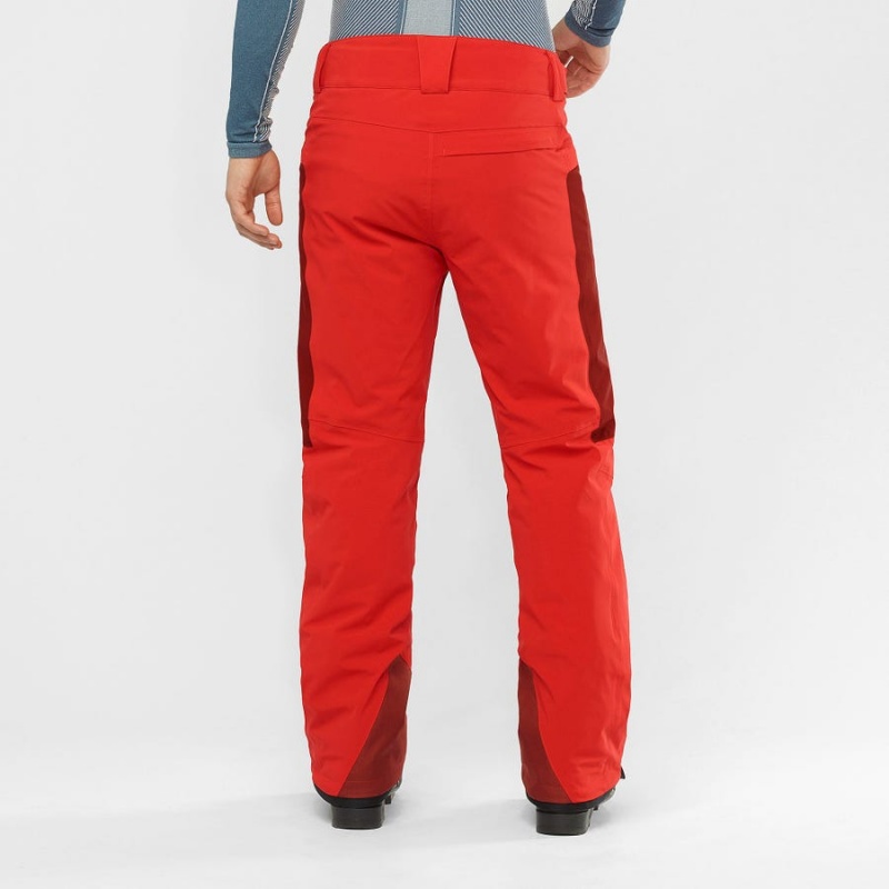 Pantalon Esquí Salomon BRILLIANT Hombre Rojas | EC2485FDN