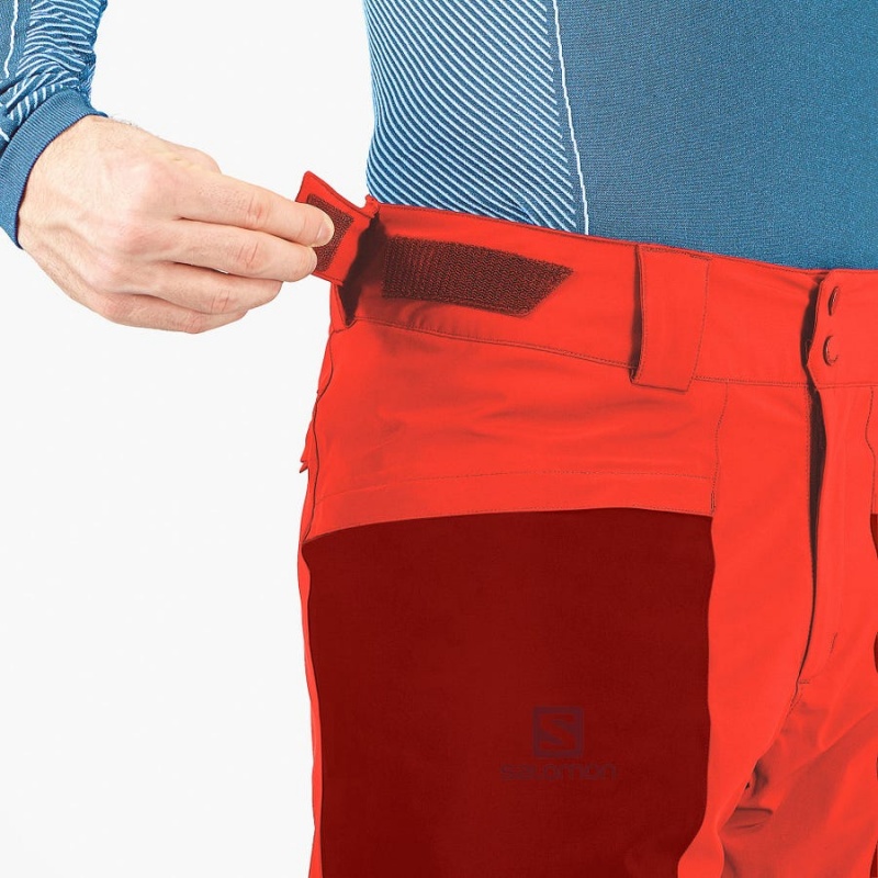 Pantalon Esquí Salomon BRILLIANT Hombre Rojas | EC2485FDN