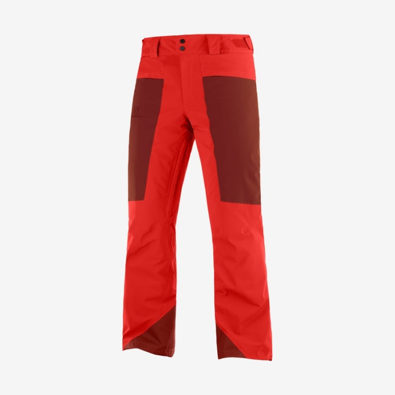 Pantalon Esquí Salomon BRILLIANT Hombre Rojas | EC2485FDN