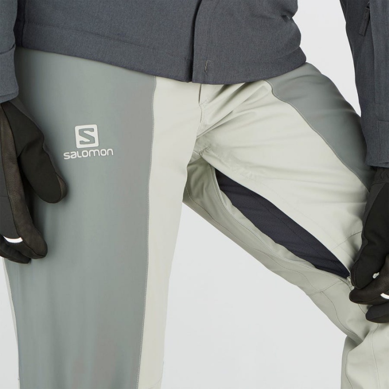 Pantalon Esquí Salomon BRILLIANT Hombre Verde Oliva | EC2487HAP