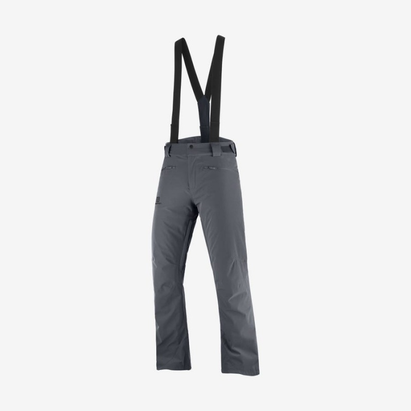 Pantalon Esquí Salomon EDGE Hombre Gris | EC2480HAP