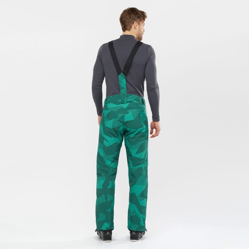 Pantalon Esquí Salomon EDGE Hombre Verde | EC2482AHK