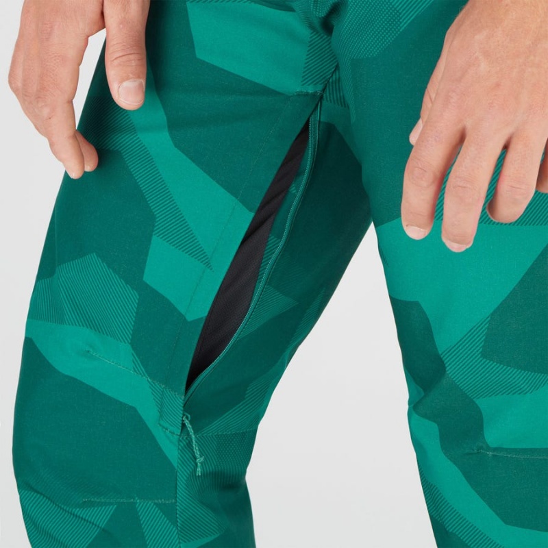 Pantalon Esquí Salomon EDGE Hombre Verde | EC2482AHK