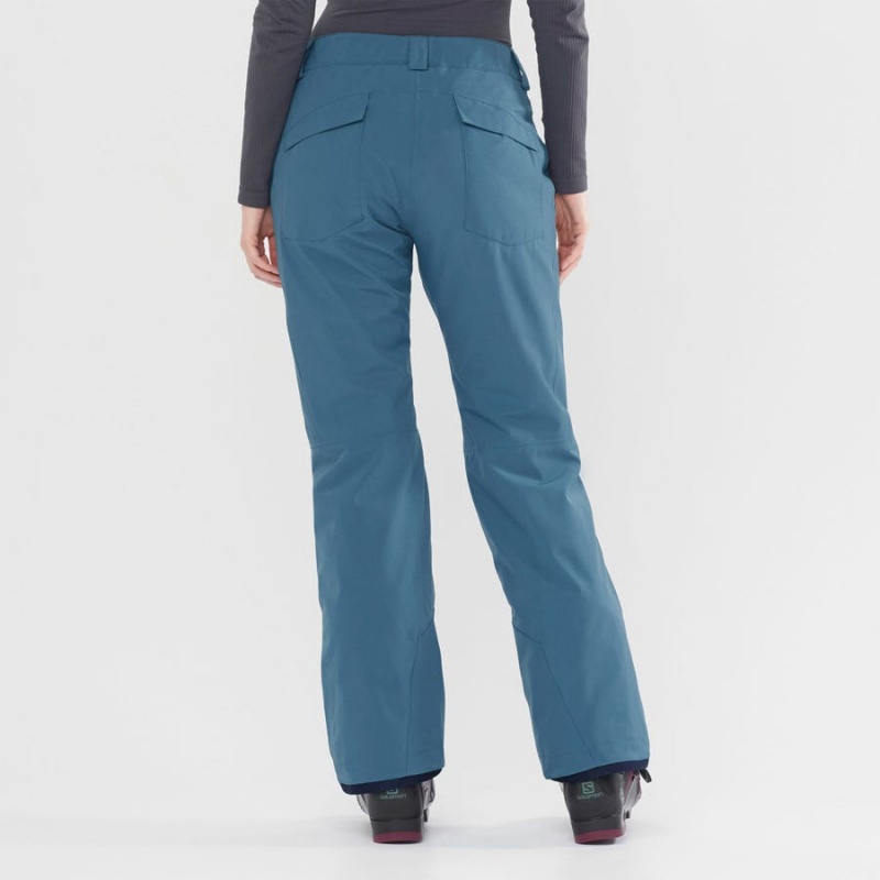 Pantalon Esquí Salomon EDGE Mujer Turquesa | EC3298ZUT