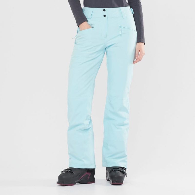 Pantalon Esquí Salomon EDGE Mujer Verde Menta | EC3301VRW