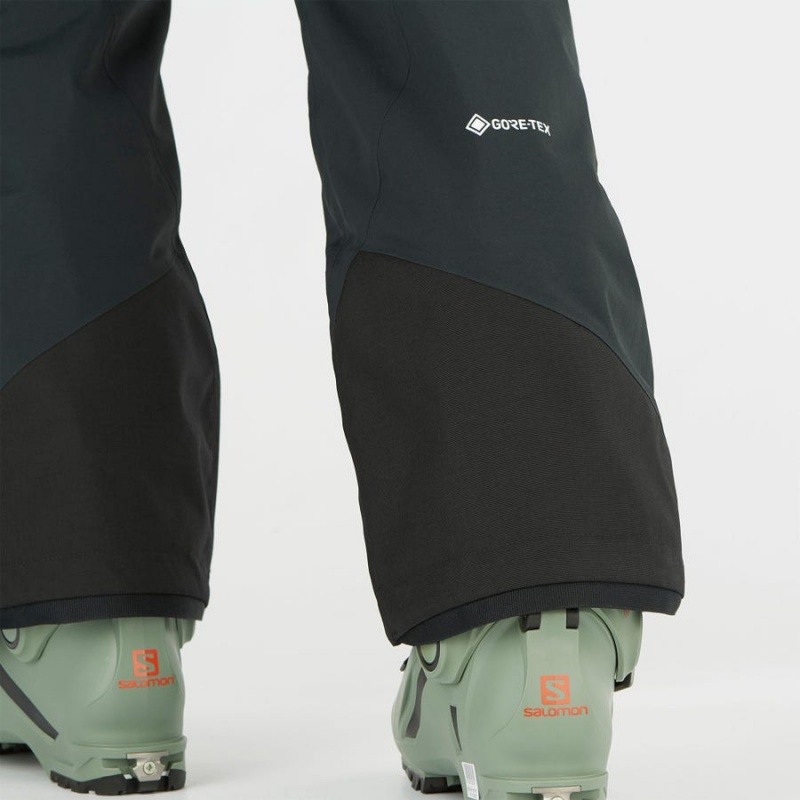 Pantalon Esquí Salomon GRAVITY GORE-TEX Hombre Negras | EC2500EBC