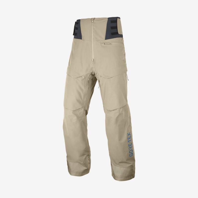 Pantalon Esquí Salomon GRAVITY GORE-TEX Hombre Marrones | EC2501RVD