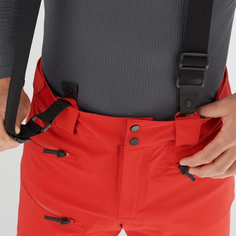 Pantalon Esquí Salomon OUTLAW 3L Hombre Rojas | EC2495BEX