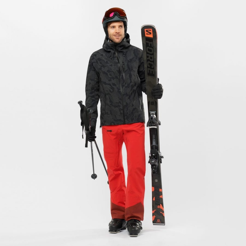 Pantalon Esquí Salomon OUTLAW 3L Hombre Rojas | EC2495BEX