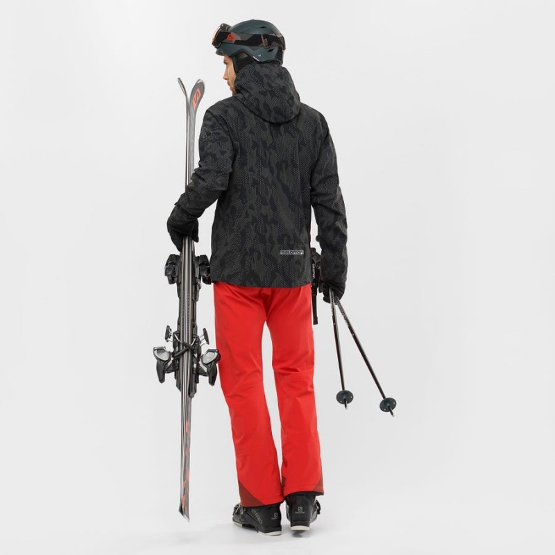 Pantalon Esquí Salomon OUTLAW 3L Hombre Rojas | EC2495BEX