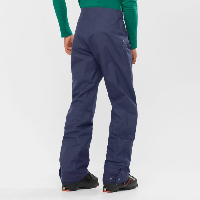 Pantalon Esquí Salomon OUTPEAK GORE-TEX 3L Hombre Azules | EC2499WNB