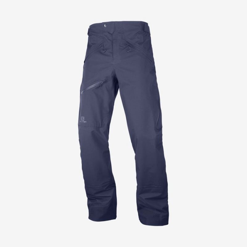 Pantalon Esquí Salomon OUTPEAK GORE-TEX 3L Hombre Azules | EC2499WNB