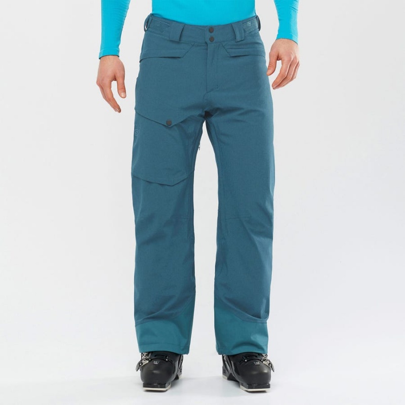 Pantalon Esquí Salomon UNTRACKED Hombre Azul Marino | EC2489KOR