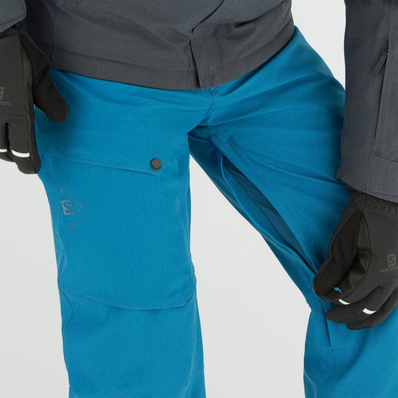 Pantalon Esquí Salomon UNTRACKED Hombre Azules | EC2490LIS