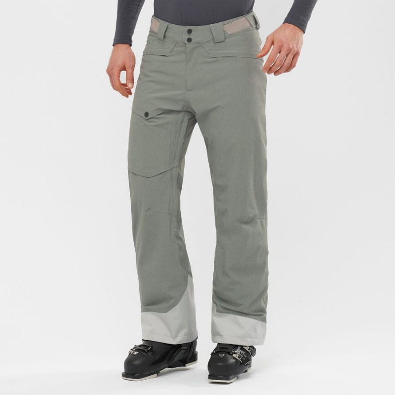 Pantalon Esquí Salomon UNTRACKED Hombre Gris | EC2492XYU