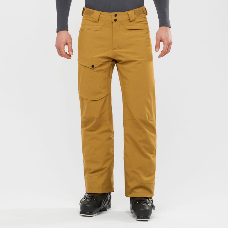 Pantalon Esquí Salomon UNTRACKED Hombre Marrones | EC2493CTV