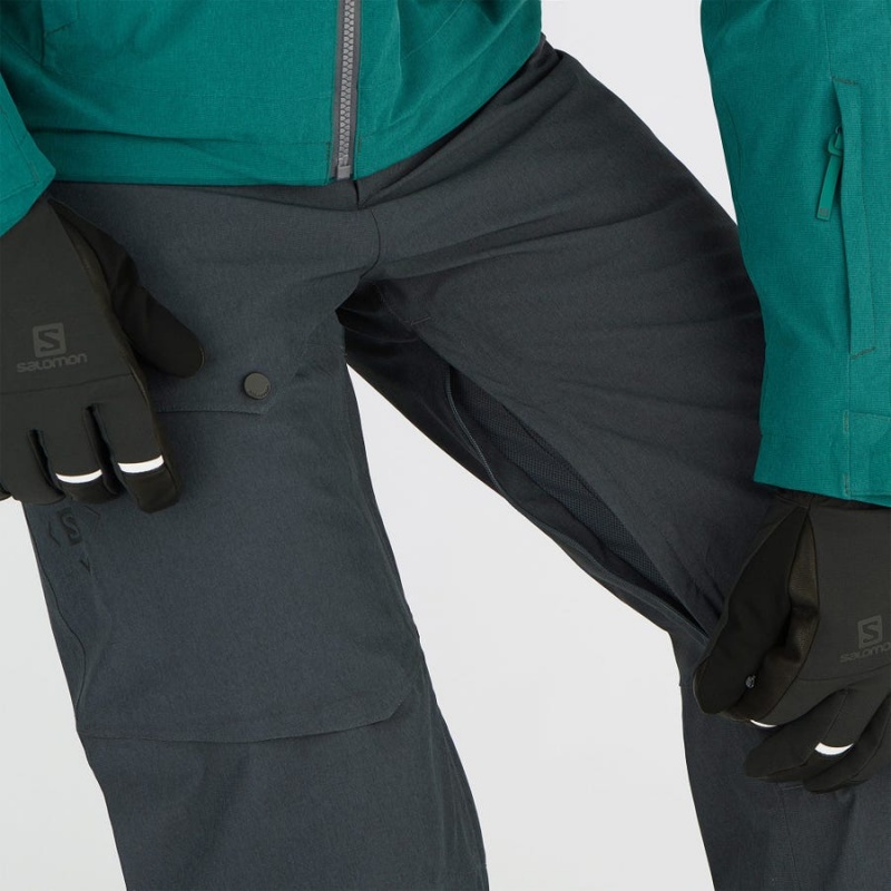 Pantalon Esquí Salomon UNTRACKED Hombre Negras | EC2488JPQ