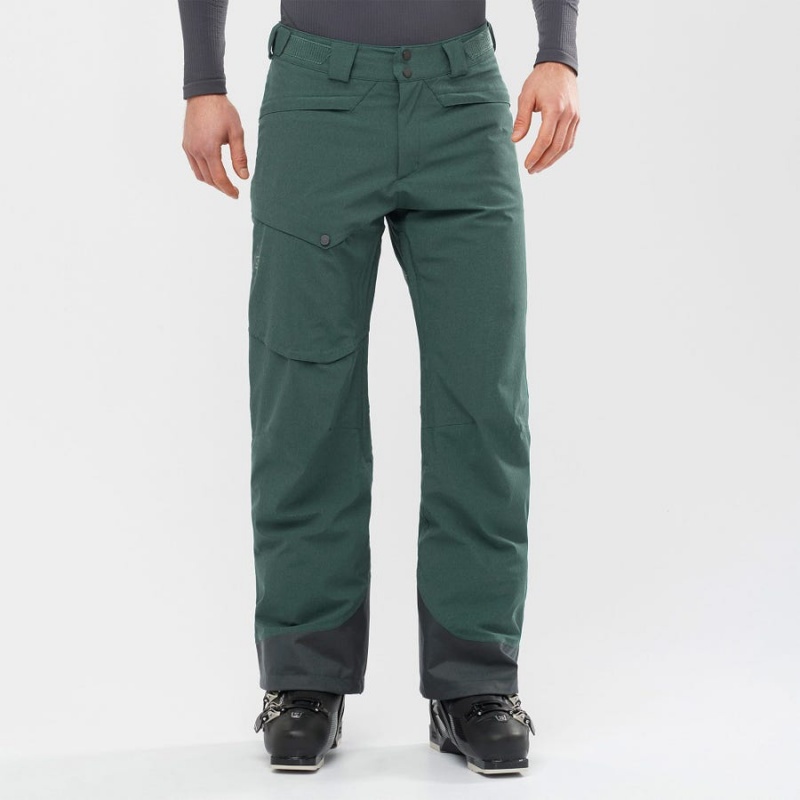 Pantalon Esquí Salomon UNTRACKED Hombre Verde Oliva | EC2494VRW