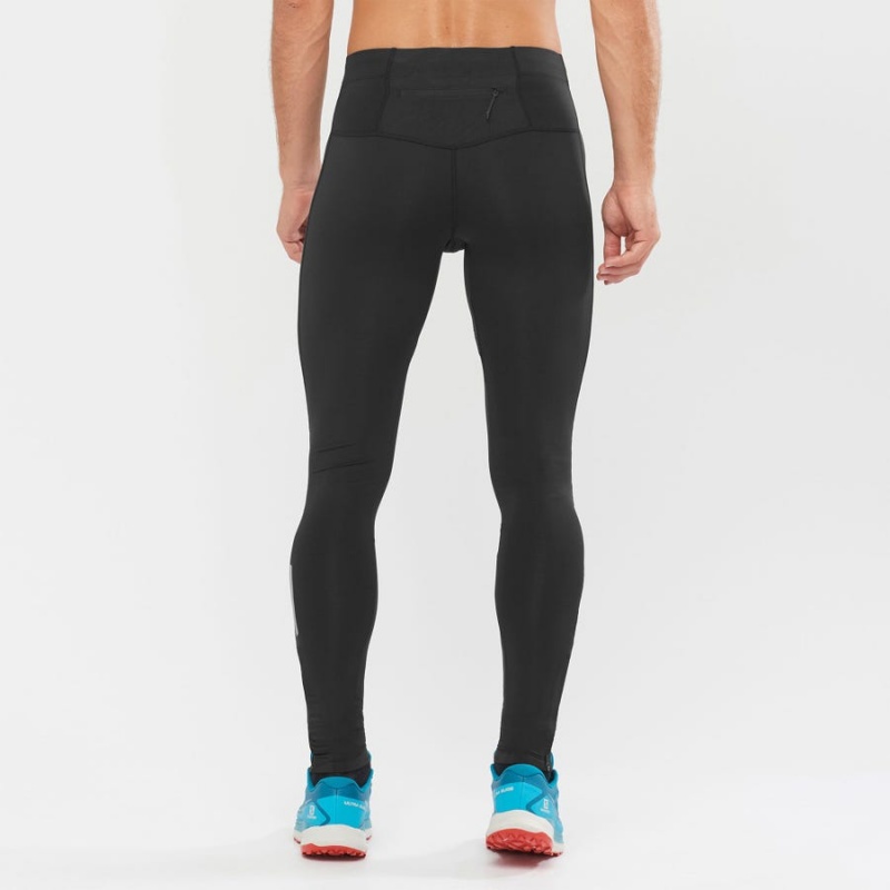 Pantalon Salomon AGILE LONG Hombre Negras | EC2432DFM