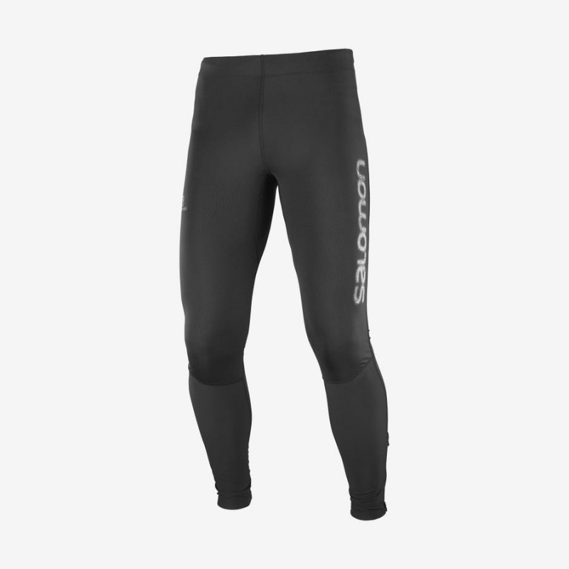 Pantalon Salomon AGILE LONG Hombre Negras | EC2432DFM