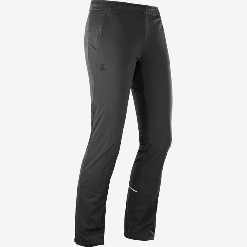 Pantalon Salomon AGILE WARM Mujer Negras | EC3229RVD