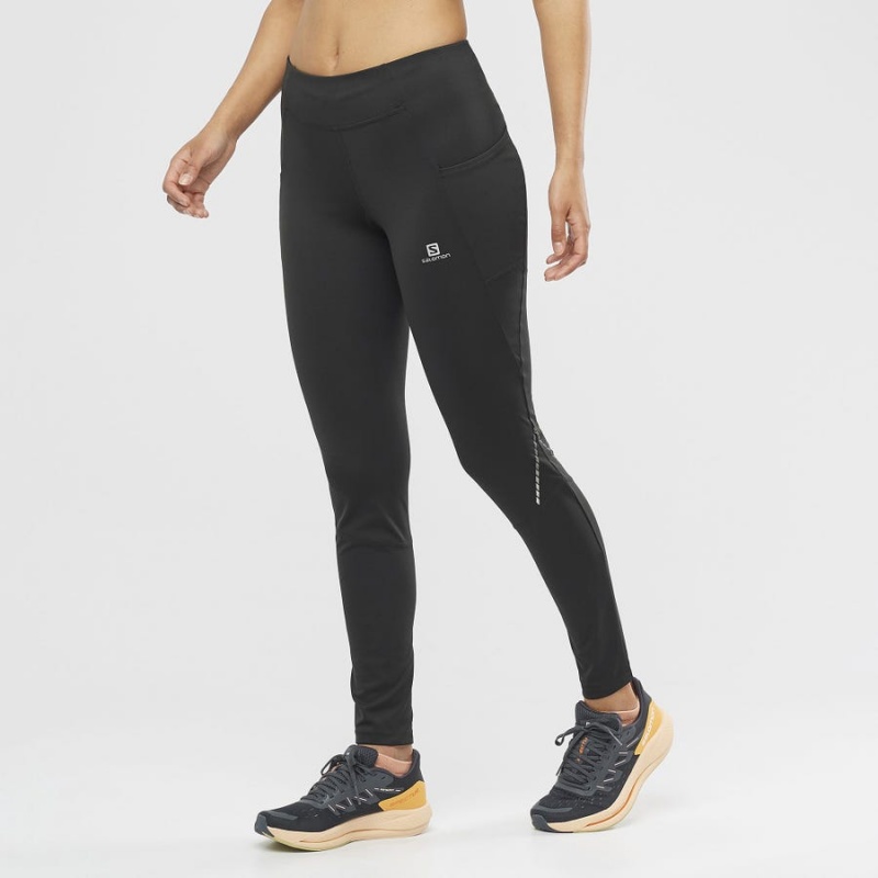 Pantalon Salomon CROSS RUN 28'' Mujer Negras | EC3256SGL