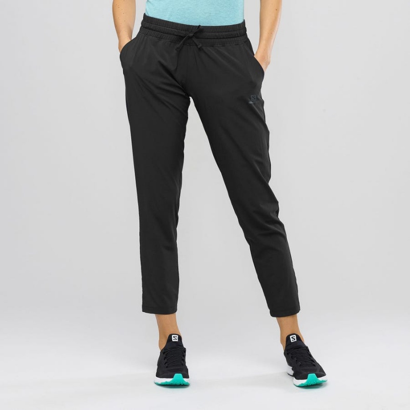 Pantalon Salomon ESSENTIAL LIGHT Mujer Negras | EC3233ILH