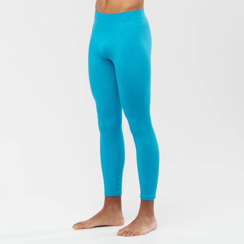 Pantalon Salomon ESSENTIAL SEAMLESS Hombre Azules | EC2433FDN