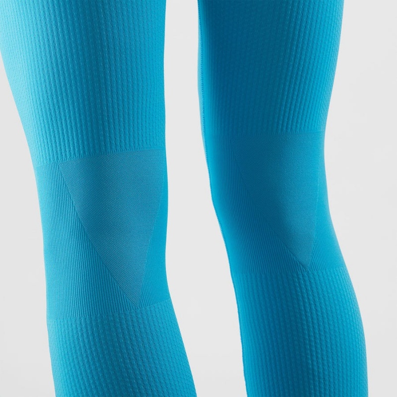 Pantalon Salomon ESSENTIAL SEAMLESS Hombre Azules | EC2433FDN