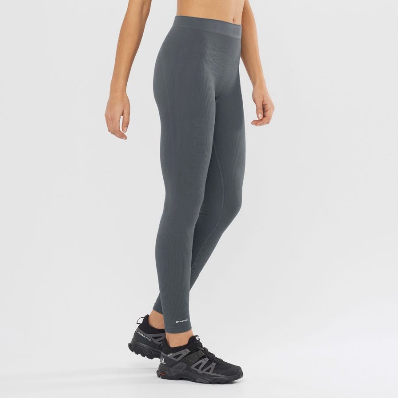 Pantalon Salomon ESSENTIAL SEAMLESS Mujer Negras | EC3248CTV