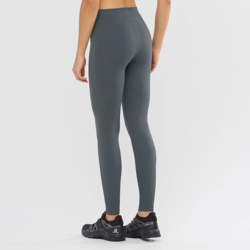 Pantalon Salomon ESSENTIAL SEAMLESS Mujer Negras | EC3248CTV