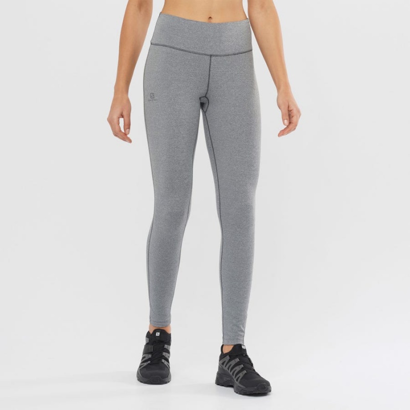 Pantalon Salomon ESSENTIAL WARM Mujer Gris | EC3250BEX