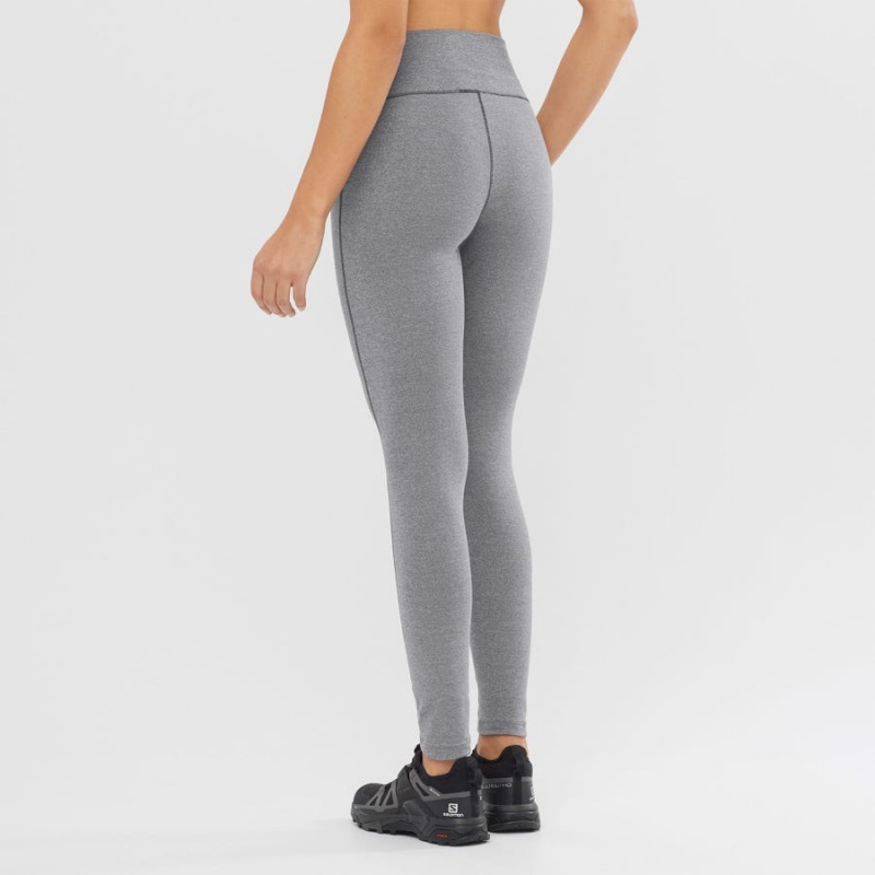 Pantalon Salomon ESSENTIAL WARM Mujer Gris | EC3250BEX