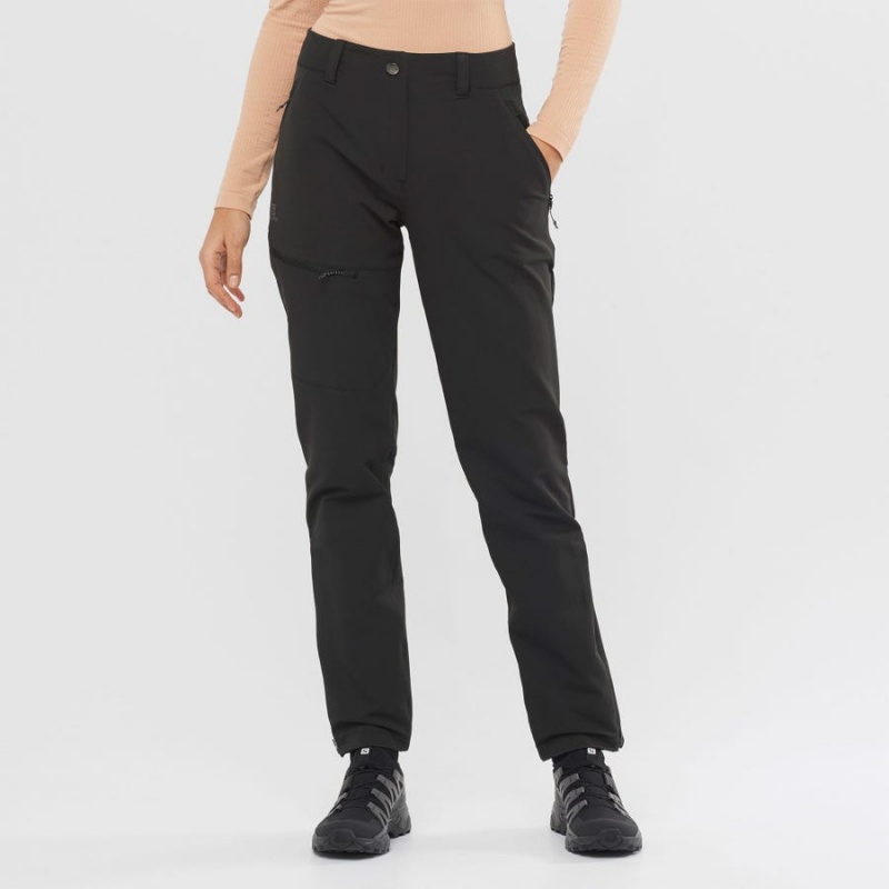 Pantalon Salomon OUTPEAK WARM Mujer Negras | EC3232UZG